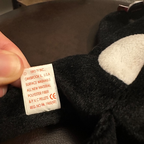 Daisy The Cow Beanie Baby 1993 tag errors, Rare, PVC pellets - Picture 4 of 9